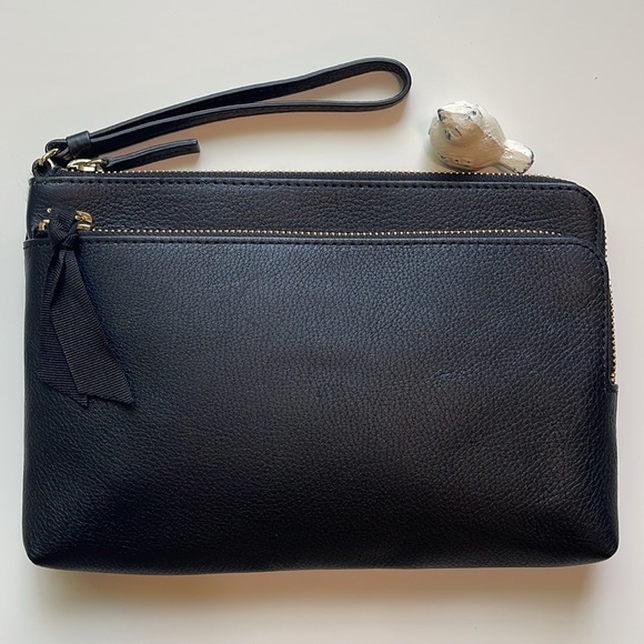 Talbots Commute Leather Wristlet